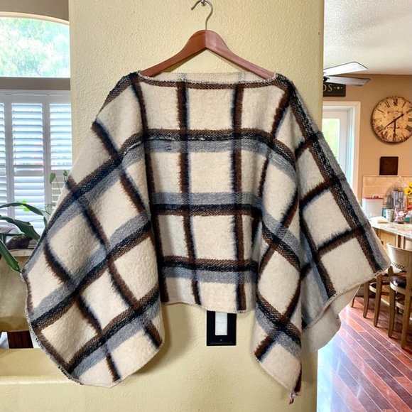 Vintage Roka L'tda Blanket Shawl Poncho Throw Wool Handmade RARE - Picture 2 of 9